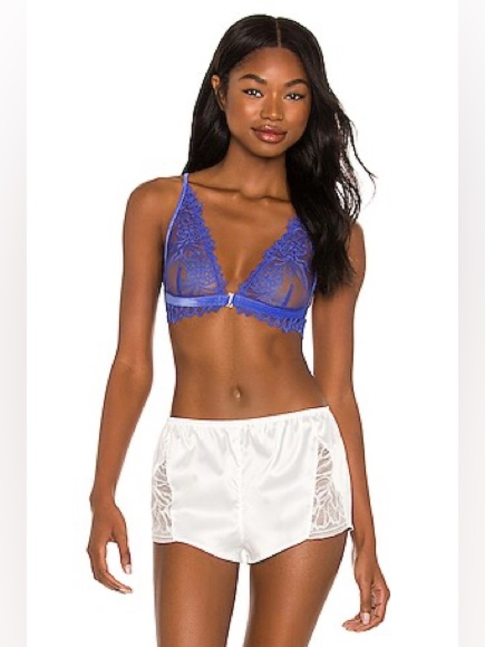 FREE PEOPLE intimately
Amelie Lace Bralette in Dazzling Blue